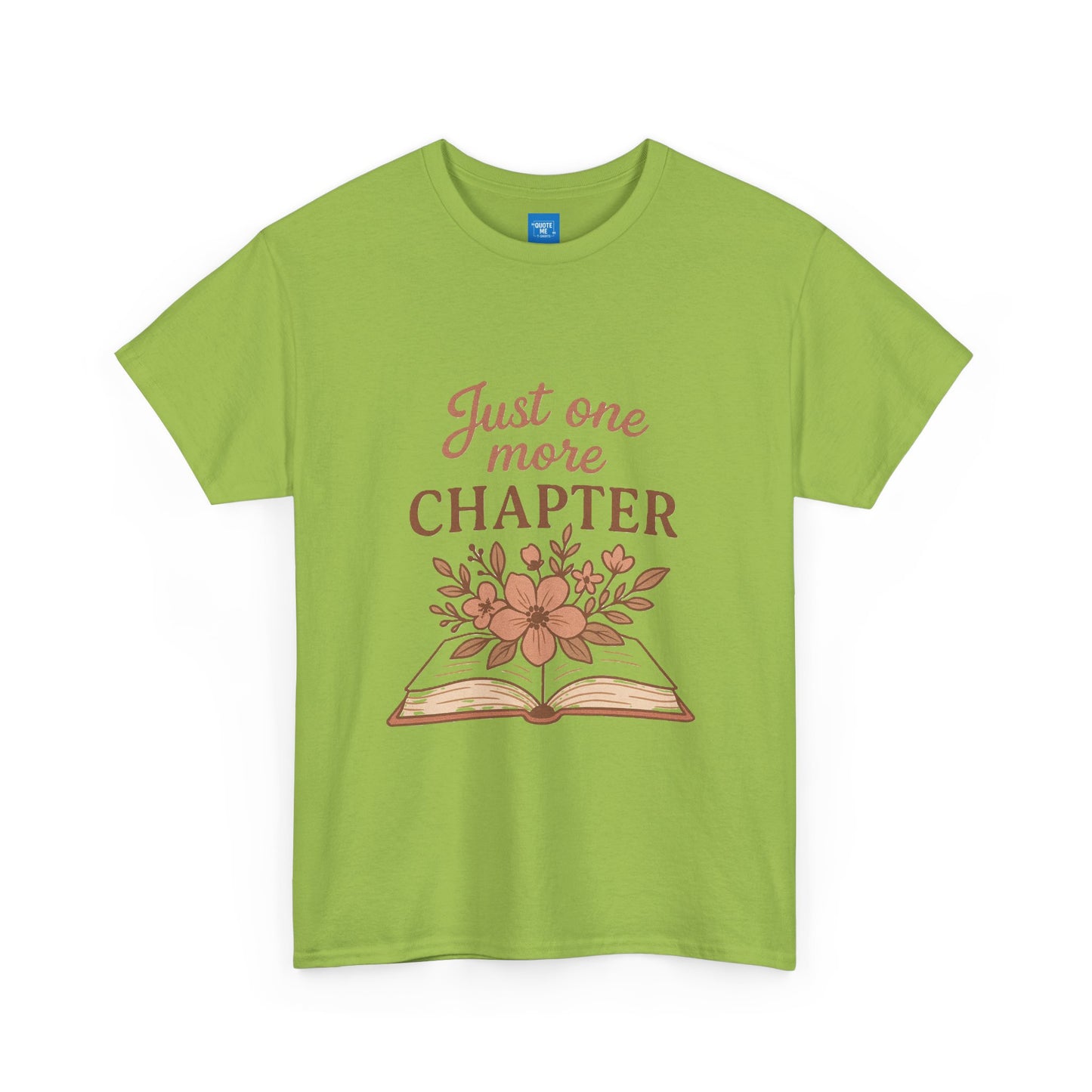 Just one more chapter, Book Lover Unisex Heavy Cotton Tee, Reading Tee, Bookworm Shirt, Literary Gift, Novel Reader Top
