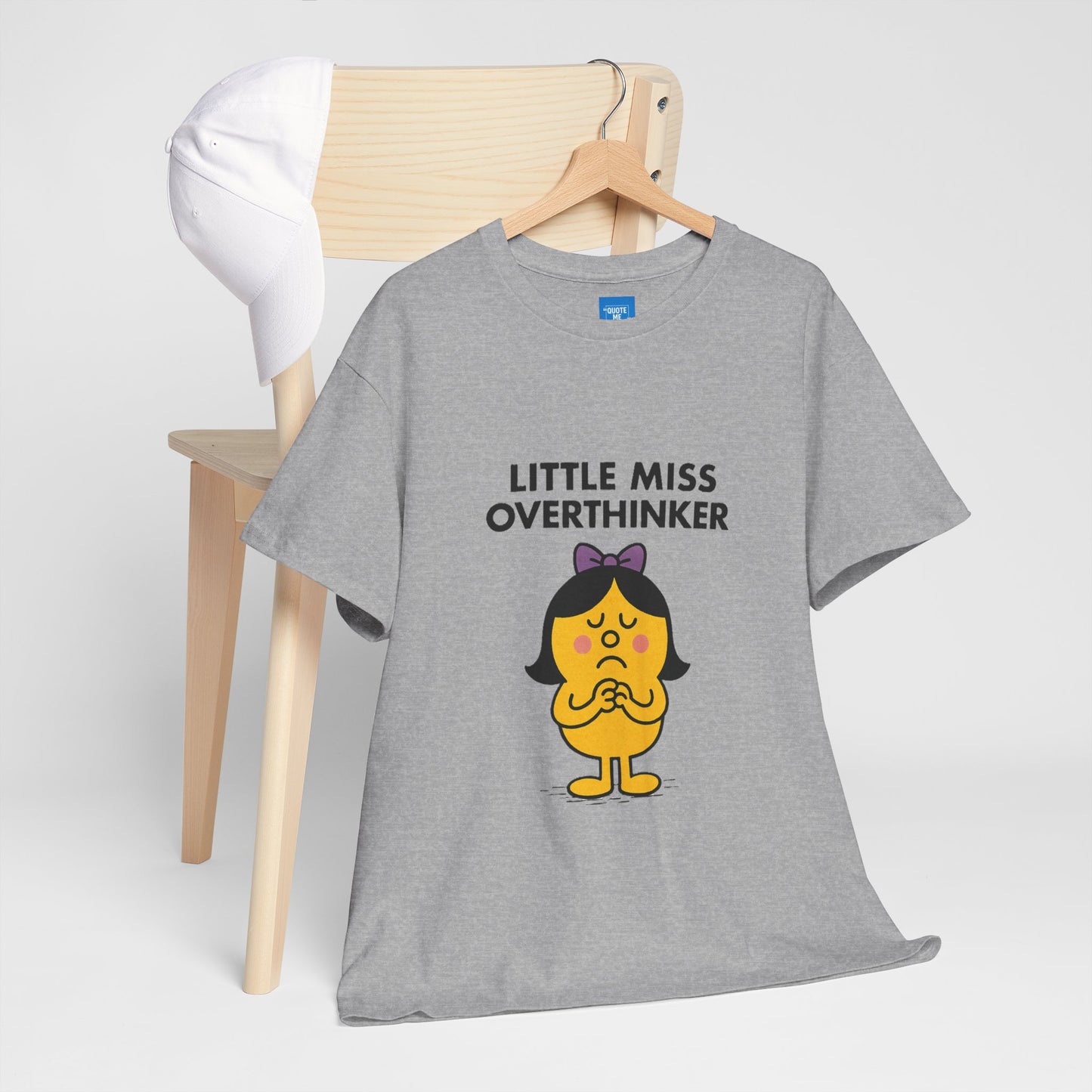 Little Miss Overthinker T-Shirt, Funny Graphic Tee, Sarcastic Women's Top, Gift for Overthinkers, Unisex Cotton Shirt