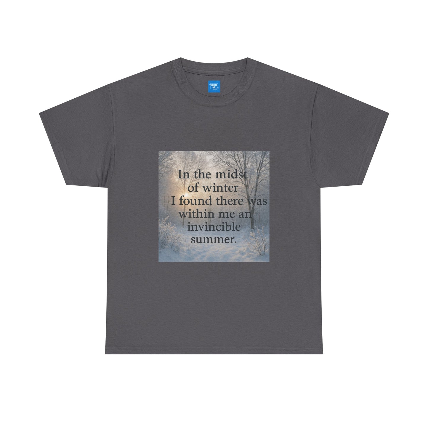 Inspirational Unisex Tee, Inner strength Graphic Shirt, Motivational Cotton T-Shirt, Gift for Nature Lovers, Holiday Gift Ideas, Outdoor