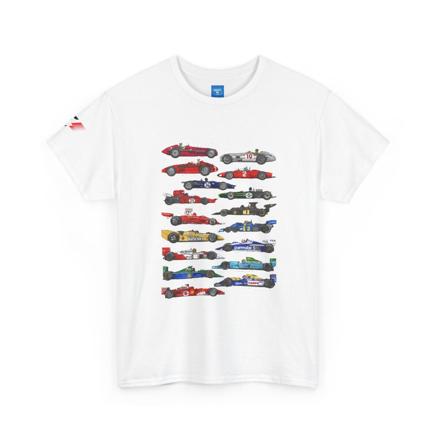 Unofficial 50 years of F1 Racing Tee, F1 Shirt, Motorsport Graphic Top, Race Car Apparel, Automotive Clothing