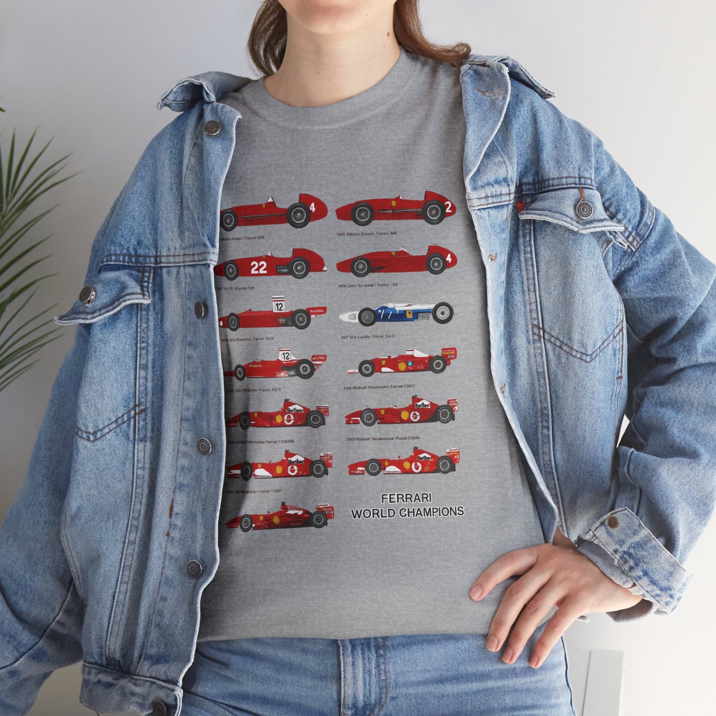 Unofficial F1 Racing Tee, Ferrari Inspired Shirt, Motorsport Graphic Top, Race Car Apparel, Automotive Clothing