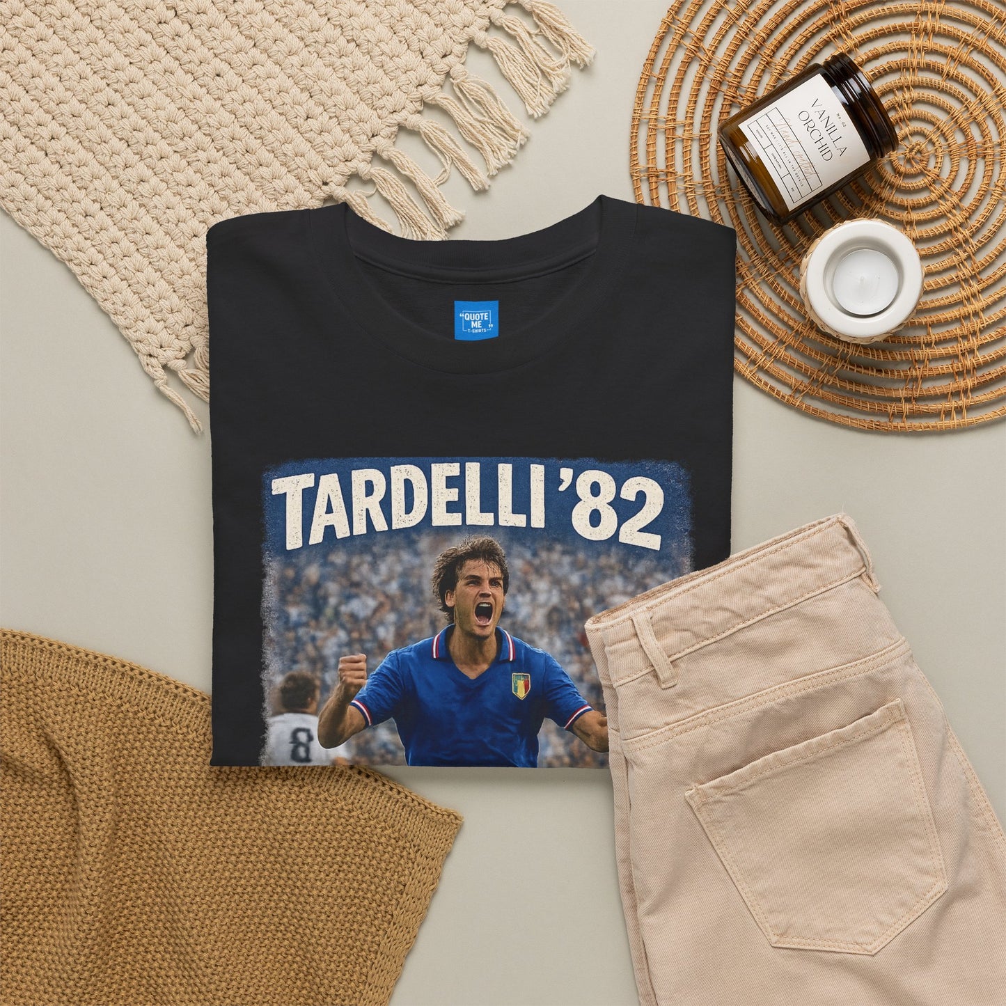 Spain 1982 World Cup Marco Tardelli Goal Celebration T-Shirt