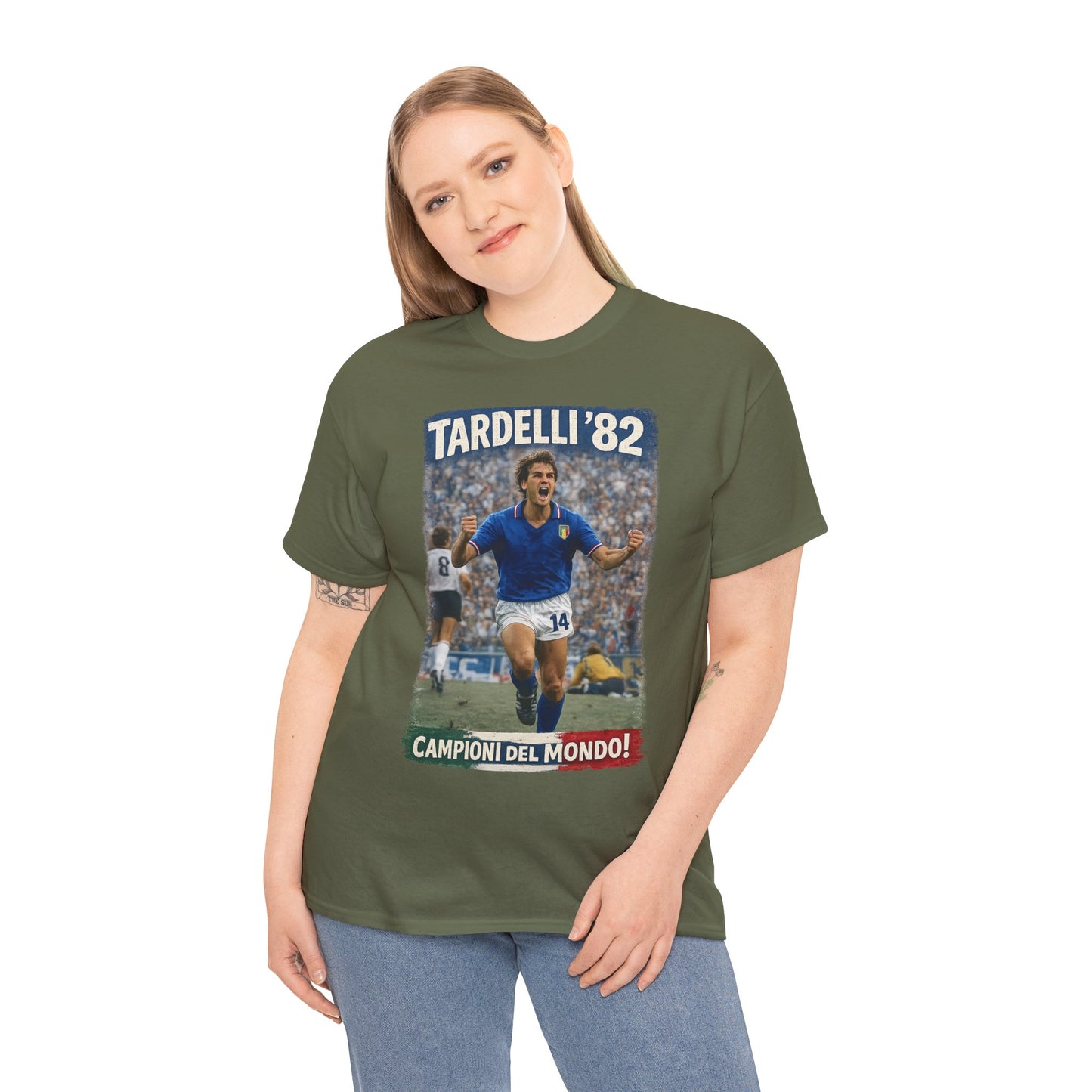 Spain 1982 World Cup Marco Tardelli Goal Celebration T-Shirt