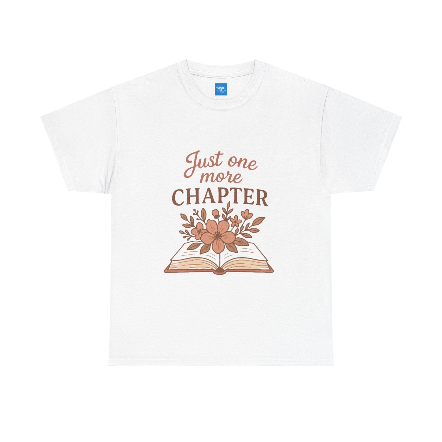 Just one more chapter, Book Lover Unisex Heavy Cotton Tee, Reading Tee, Bookworm Shirt, Literary Gift, Novel Reader Top