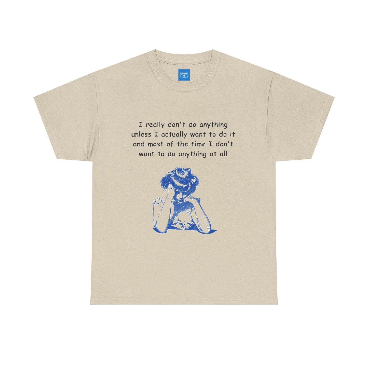 Lazy Day Unisex Heavy Cotton Tee, Comfy Tshirt, Chill Out Shirt, Relaxing Top, Lazy Sunday Apparel