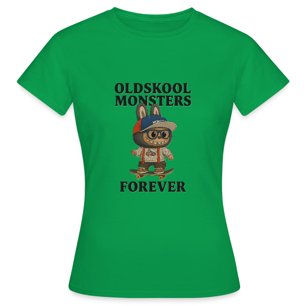 Oldskool Monsters T-shirt - kelly green