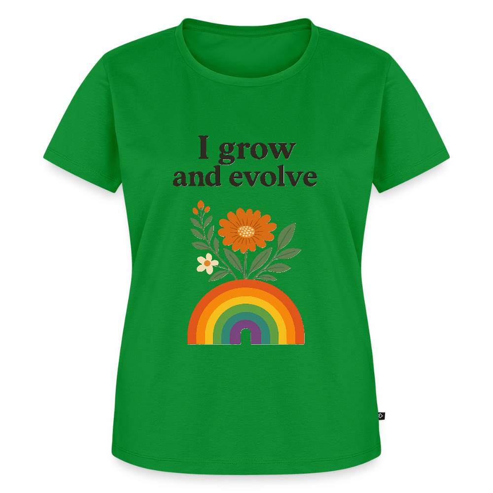 I Grow and Evolve" Statement T-shirt - green