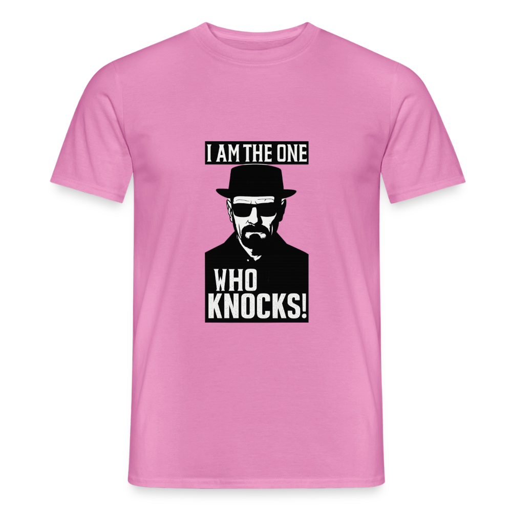 I am the one who knocks T-shirt - pink
