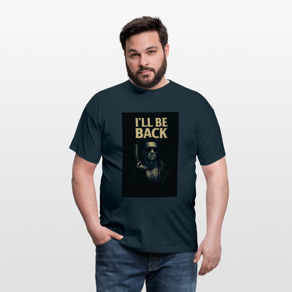 I'll be back T-Shirt - navy