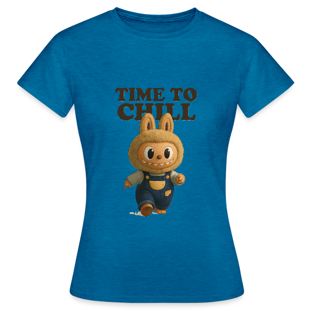 Time to chill T-Shirt - antique blue sapphire heather