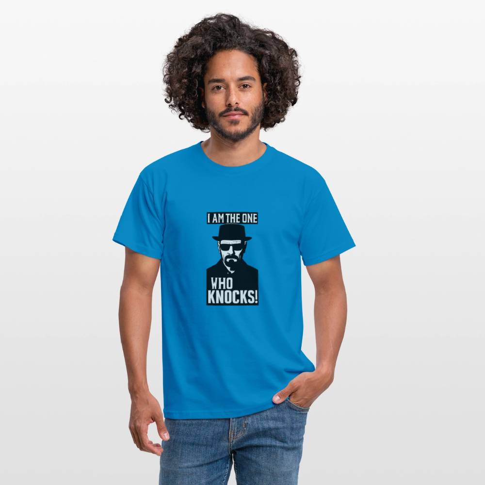 I am the one who knocks T-shirt - royal blue