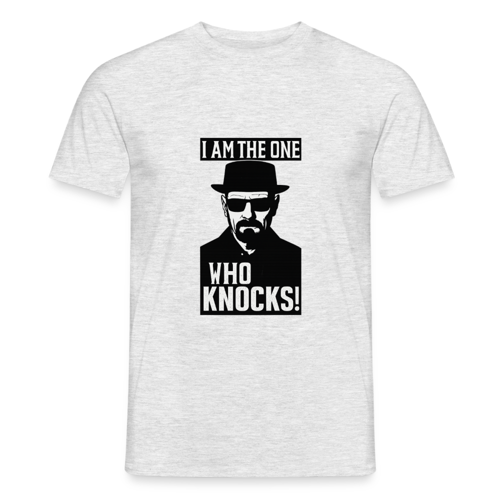 I am the one who knocks T-shirt - heather grey