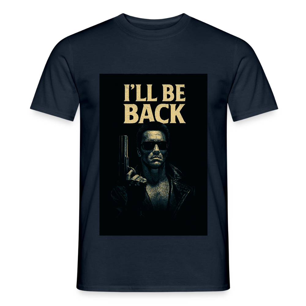 I'll be back T-Shirt - navy
