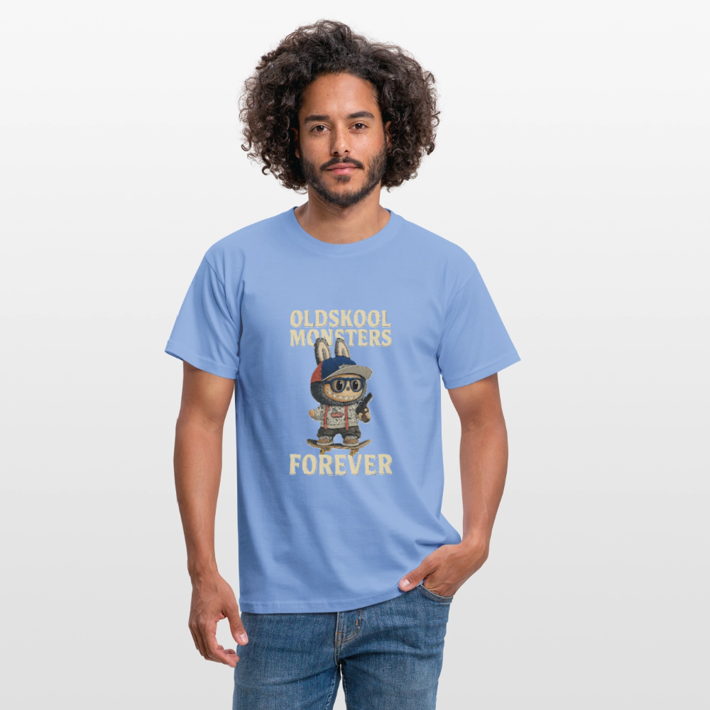 OldSkool Monsters T-shirt - carolina blue