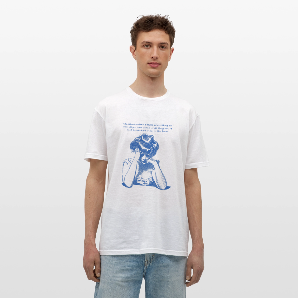 Sometimes I wonder T-shirt - white