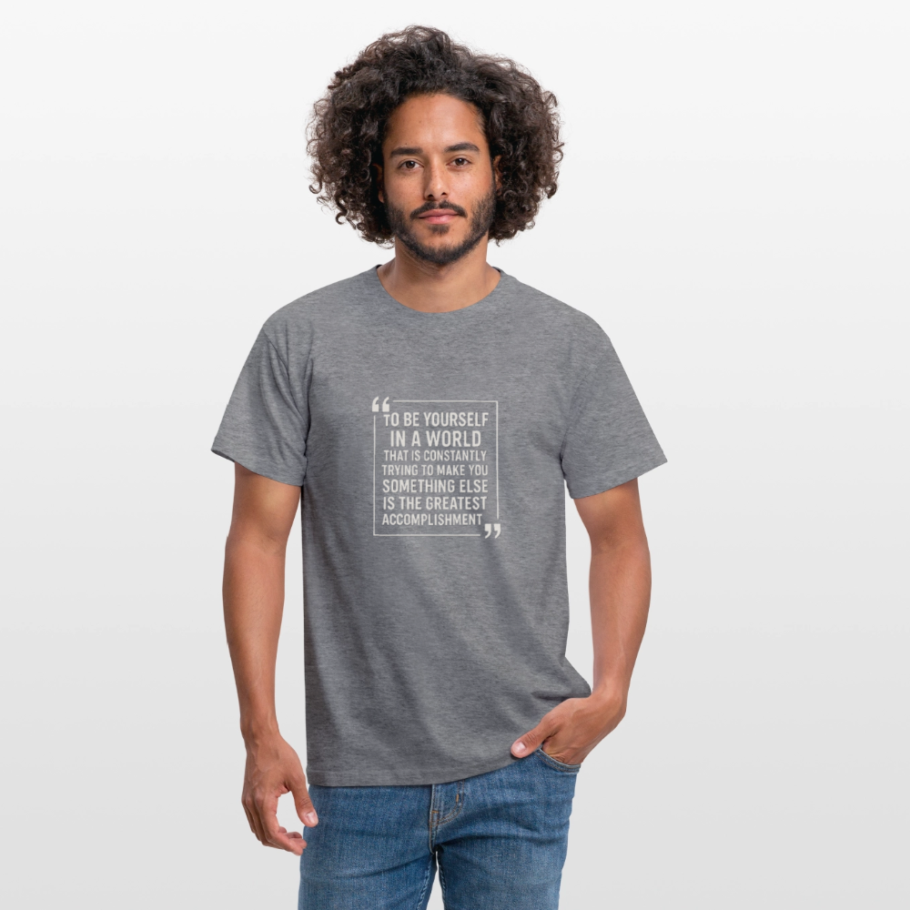 Be yourself T-Shirt - graphite heather