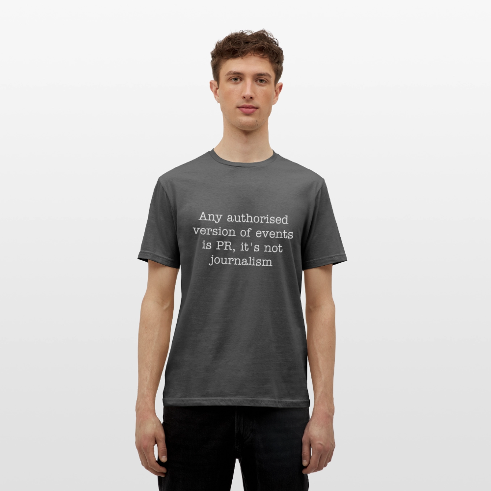 George Orwell Quote T-Shirt - charcoal grey