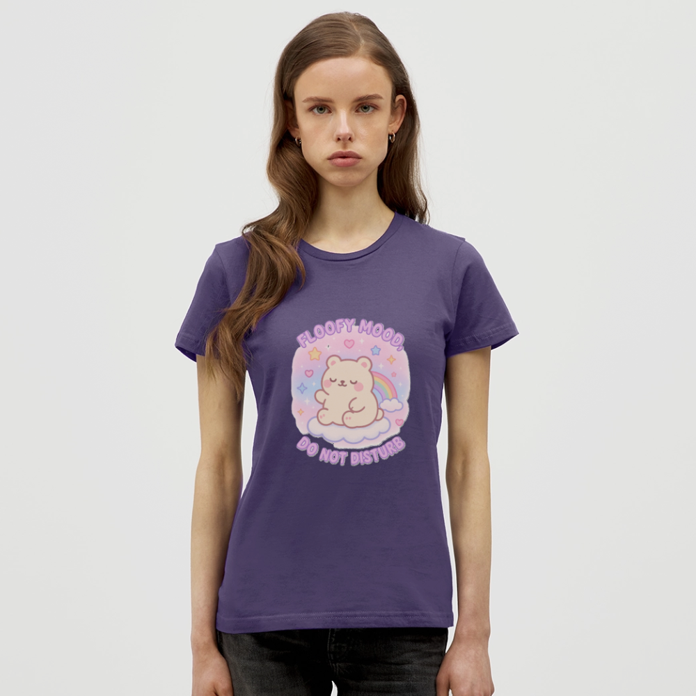 Floofy Mood T-Shirt - dark purple