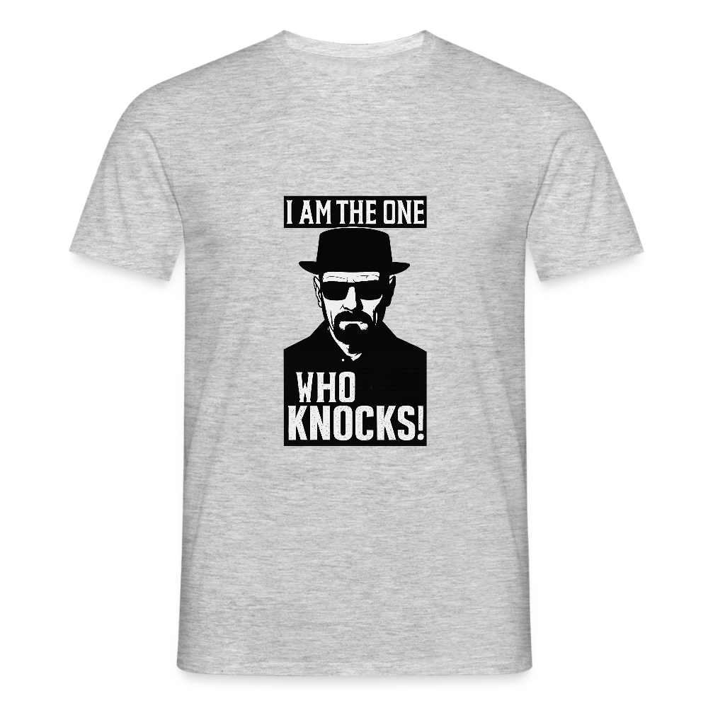 I am the one who knocks T-shirt - heather grey