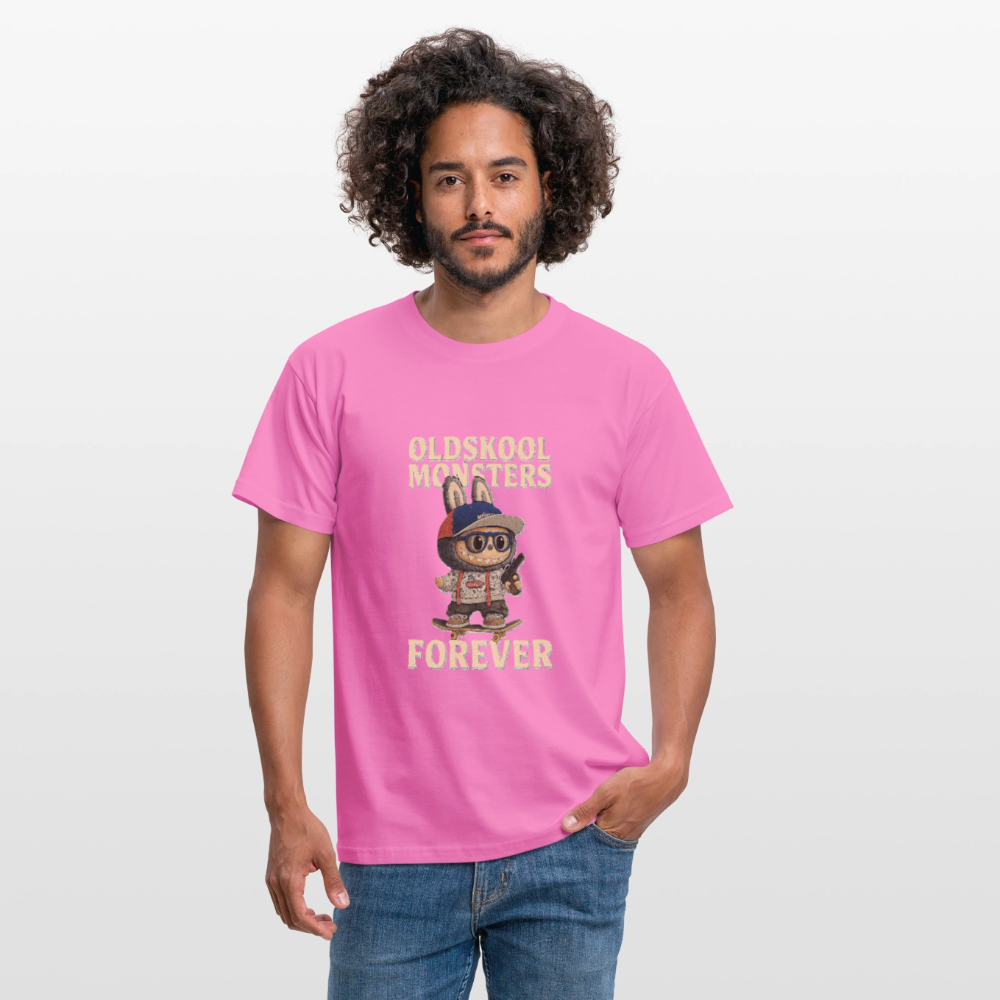 OldSkool Monsters T-shirt - pink
