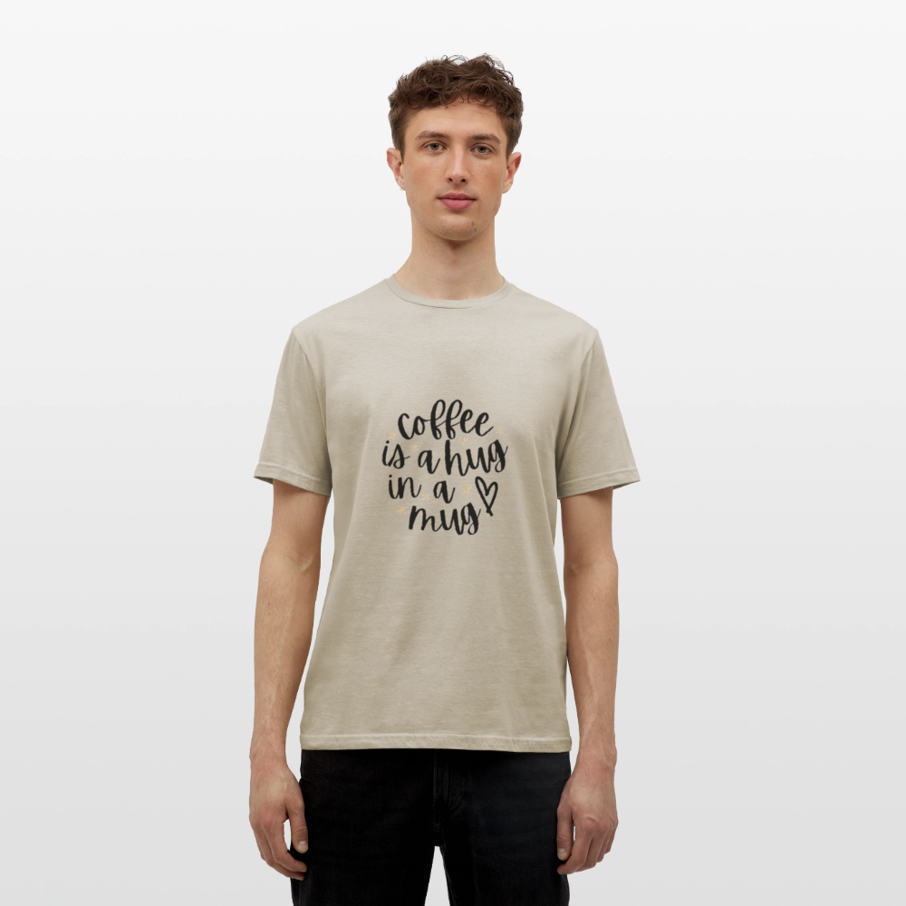 Coffee is a hug T-shirt - sand beige