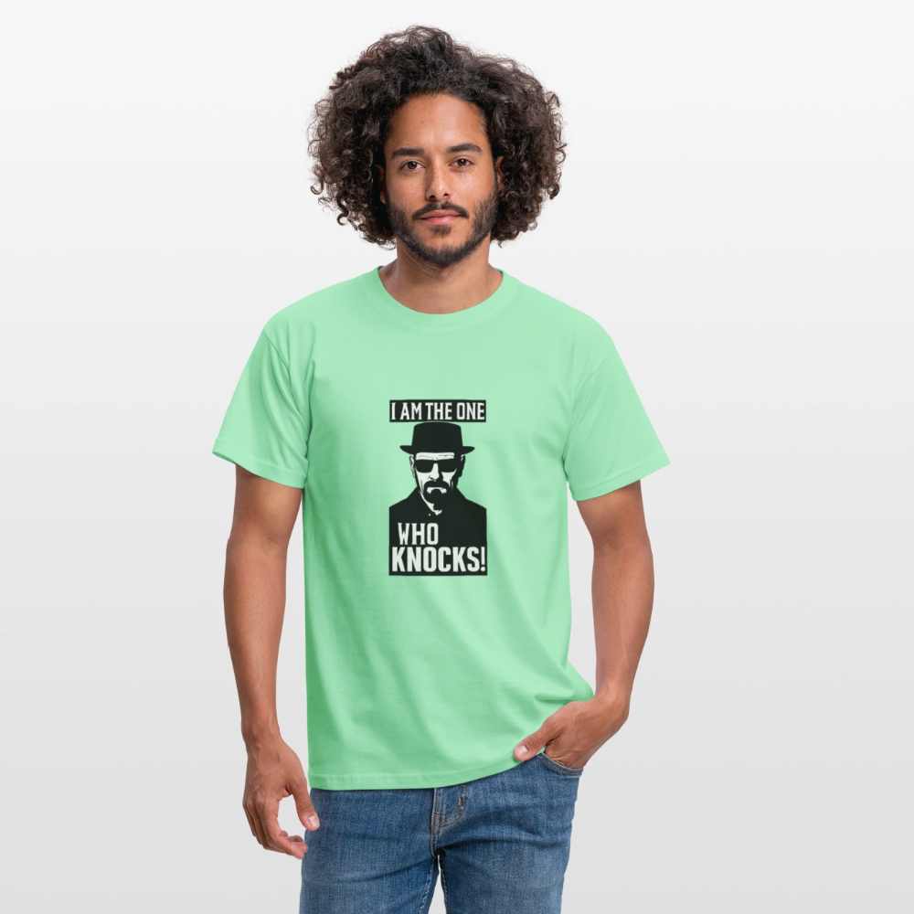 I am the one who knocks T-shirt - mint green