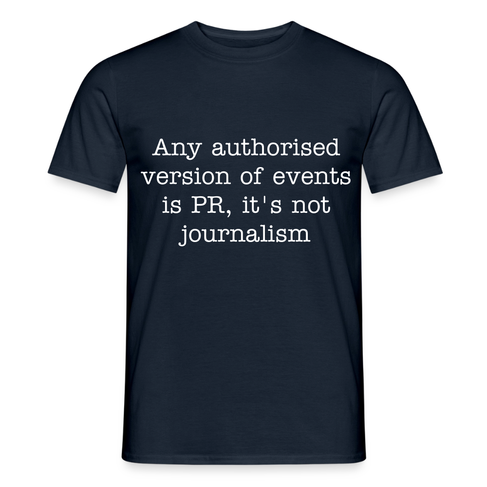 George Orwell Quote T-Shirt - navy