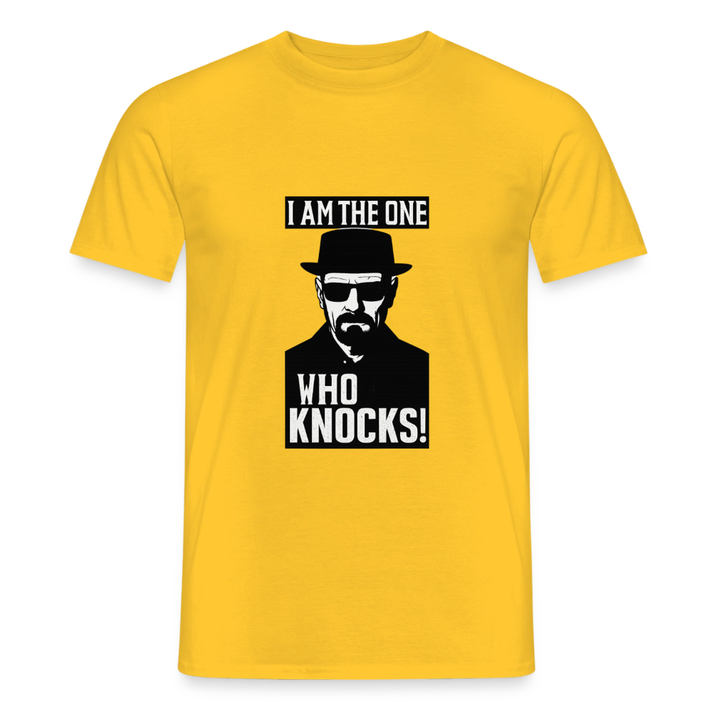 I am the one who knocks T-shirt - yellow