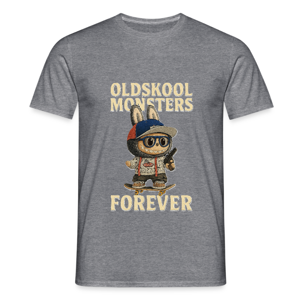 OldSkool Monsters T-shirt - graphite heather