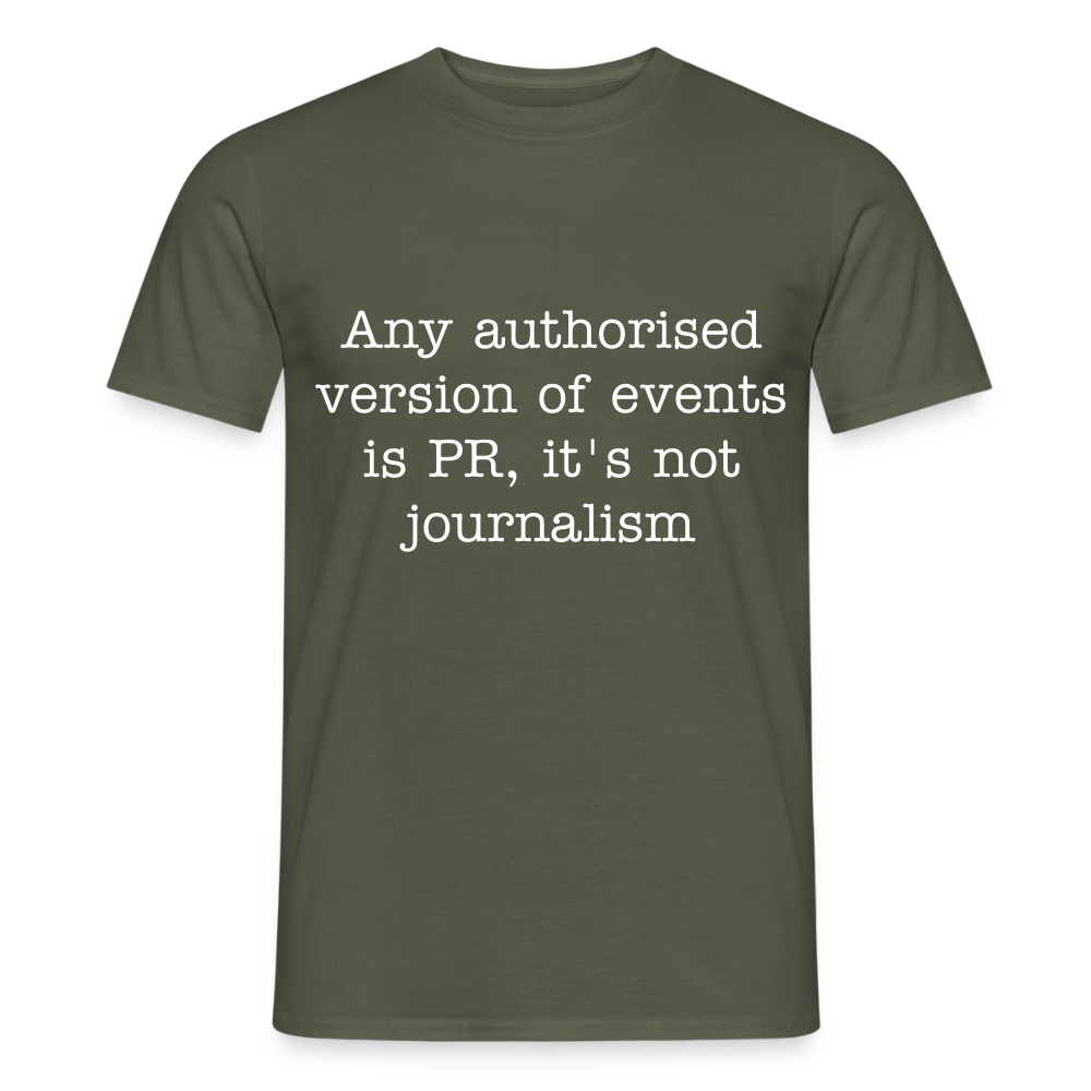 George Orwell Quote T-Shirt - military green