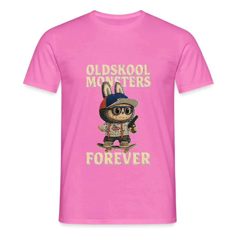 OldSkool Monsters T-shirt - pink