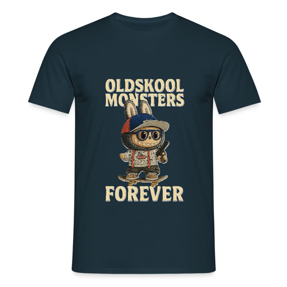 OldSkool Monsters T-shirt - navy