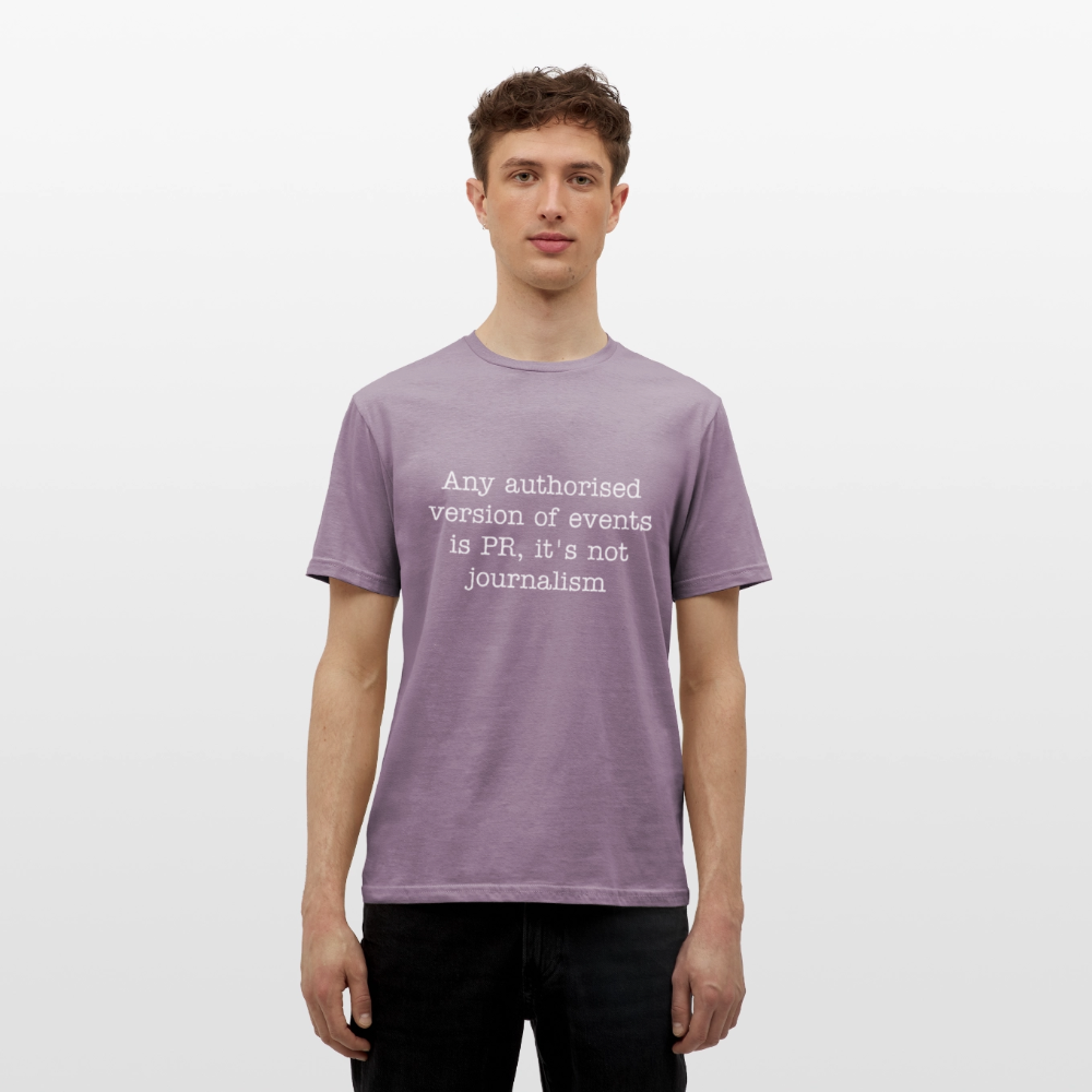 George Orwell Quote T-Shirt - purple-grey 