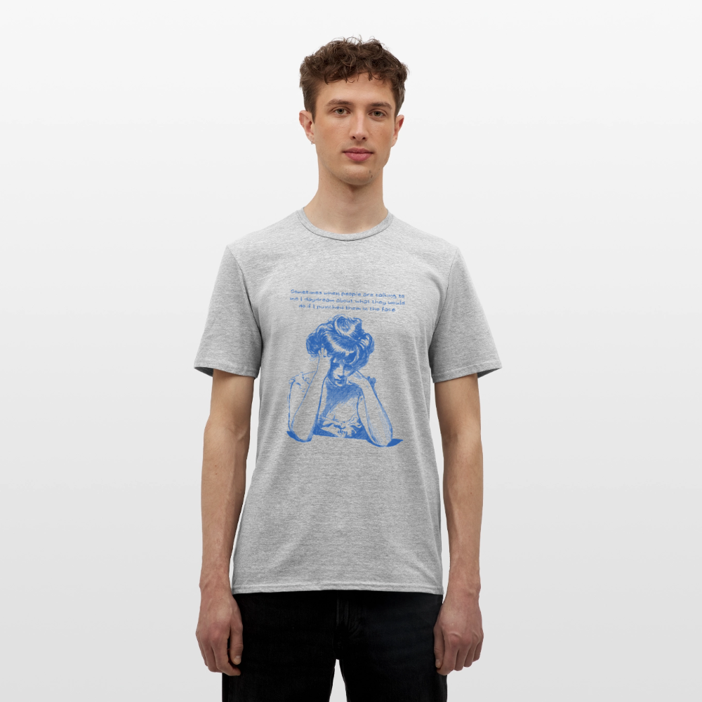 Sometimes I wonder T-shirt - heather grey
