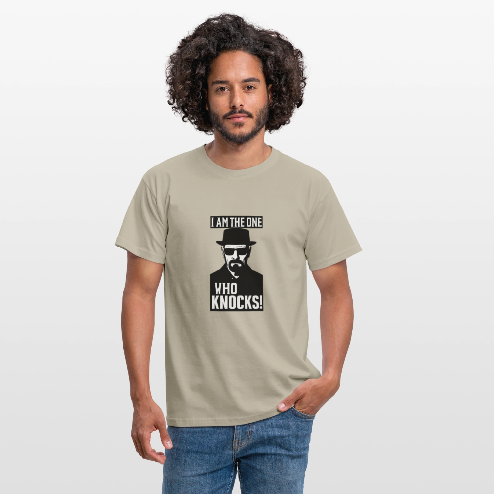 I am the one who knocks T-shirt - sand beige
