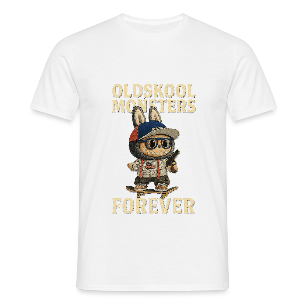 OldSkool Monsters T-shirt - white