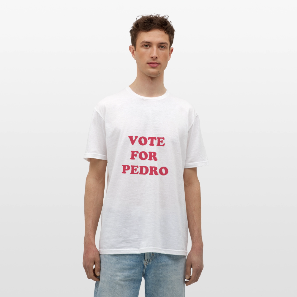 Vote for Pedro T-shirt - white