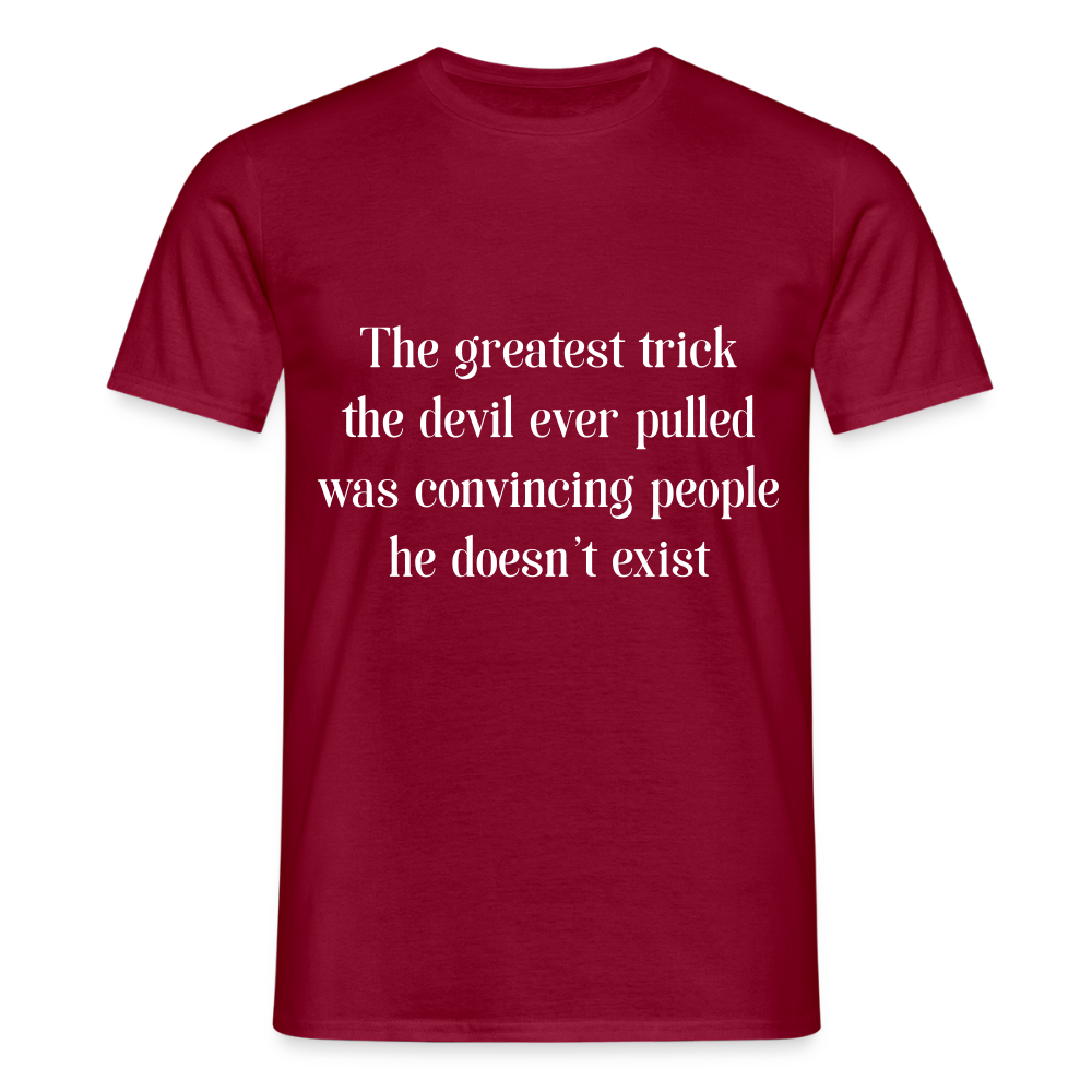 Unusual Suspects T-Shirt - brick red