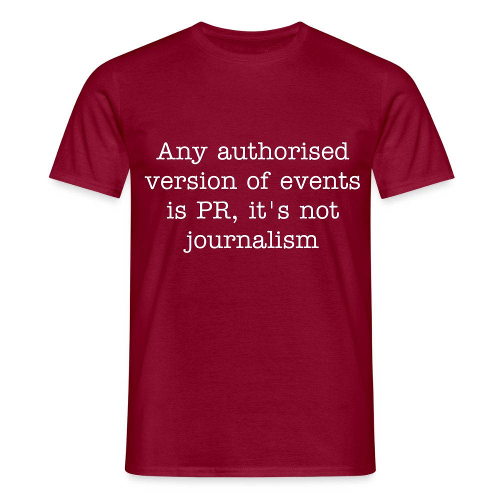 George Orwell Quote T-Shirt - brick red