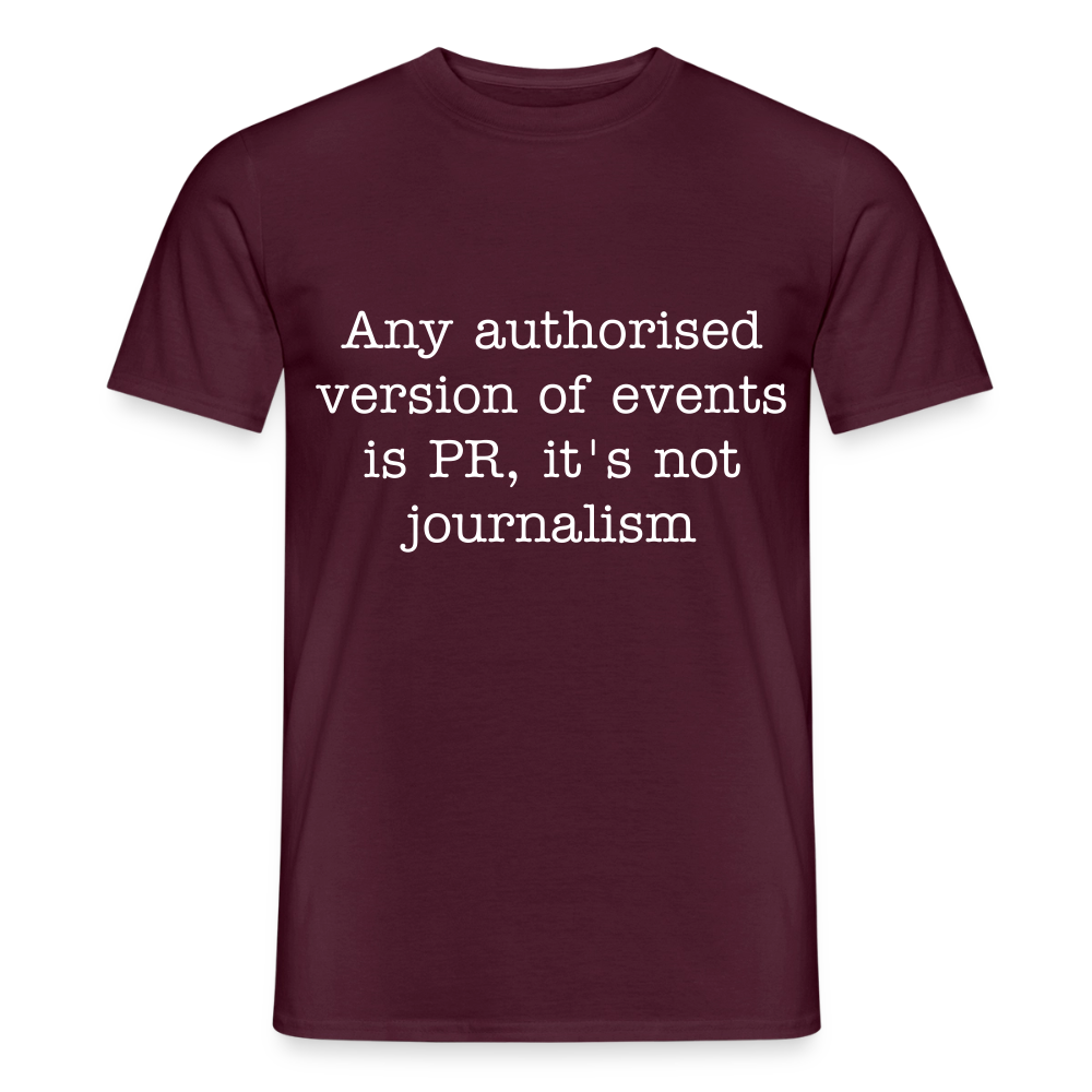 George Orwell Quote T-Shirt - brick red