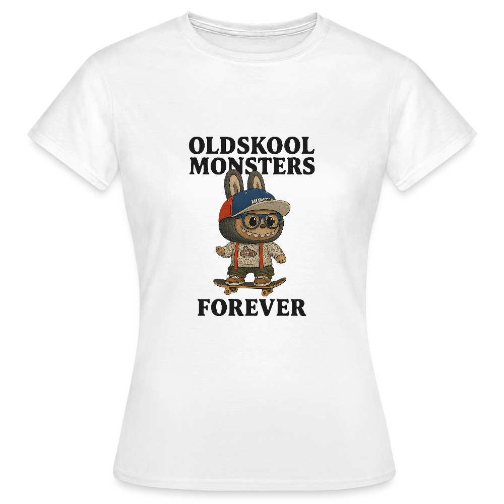 Oldskool Monsters T-shirt - white