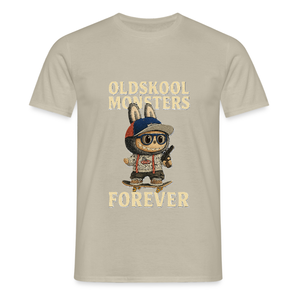 OldSkool Monsters T-shirt - sand beige
