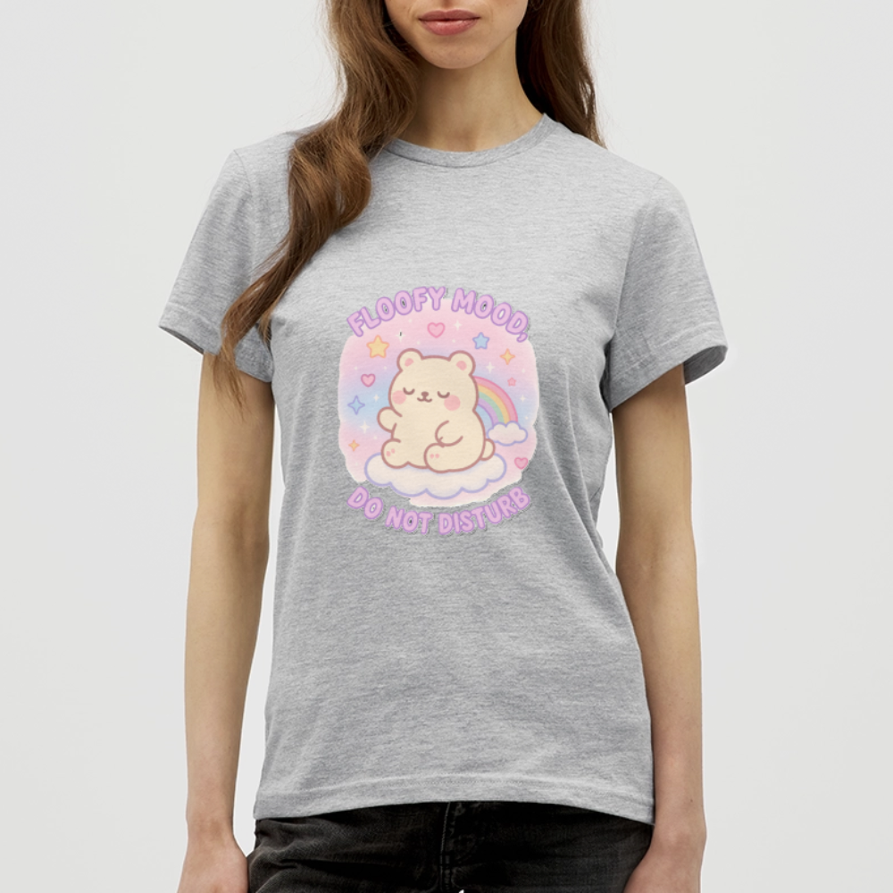 Floofy Mood T-Shirt - heather grey