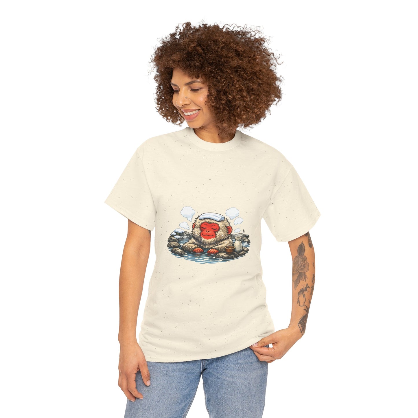 Onsen Monkey Japan T-Shirt — Japanese Hot Spring Snow Monkey Tee