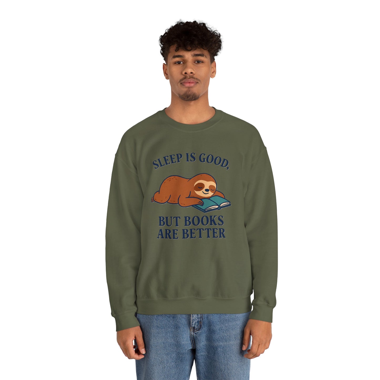 Cozy Book Lover Sweatshirt, Reading is Life, Bookworm Gift, Book Club Apparel, Literary Vibes Jumper
