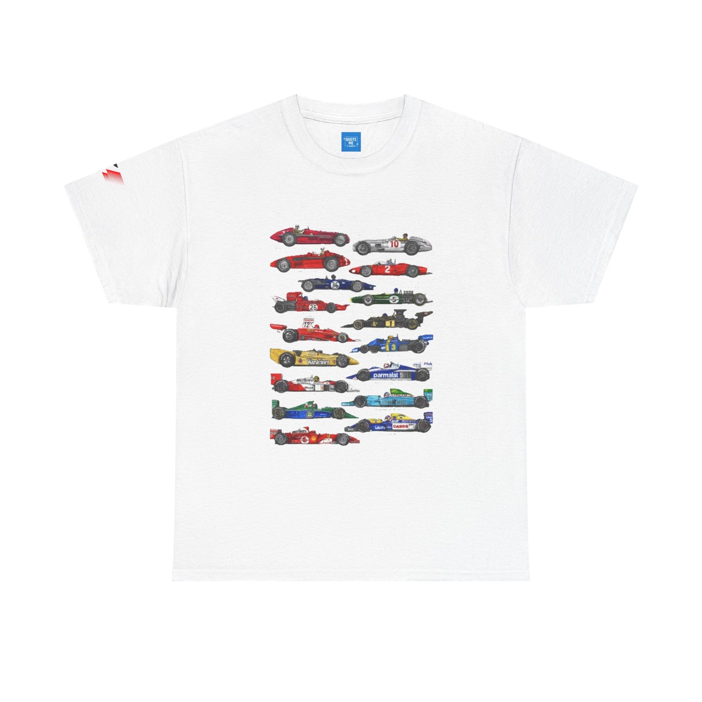 Unofficial 50 years of F1 Racing Tee, F1 Shirt, Motorsport Graphic Top, Race Car Apparel, Automotive Clothing