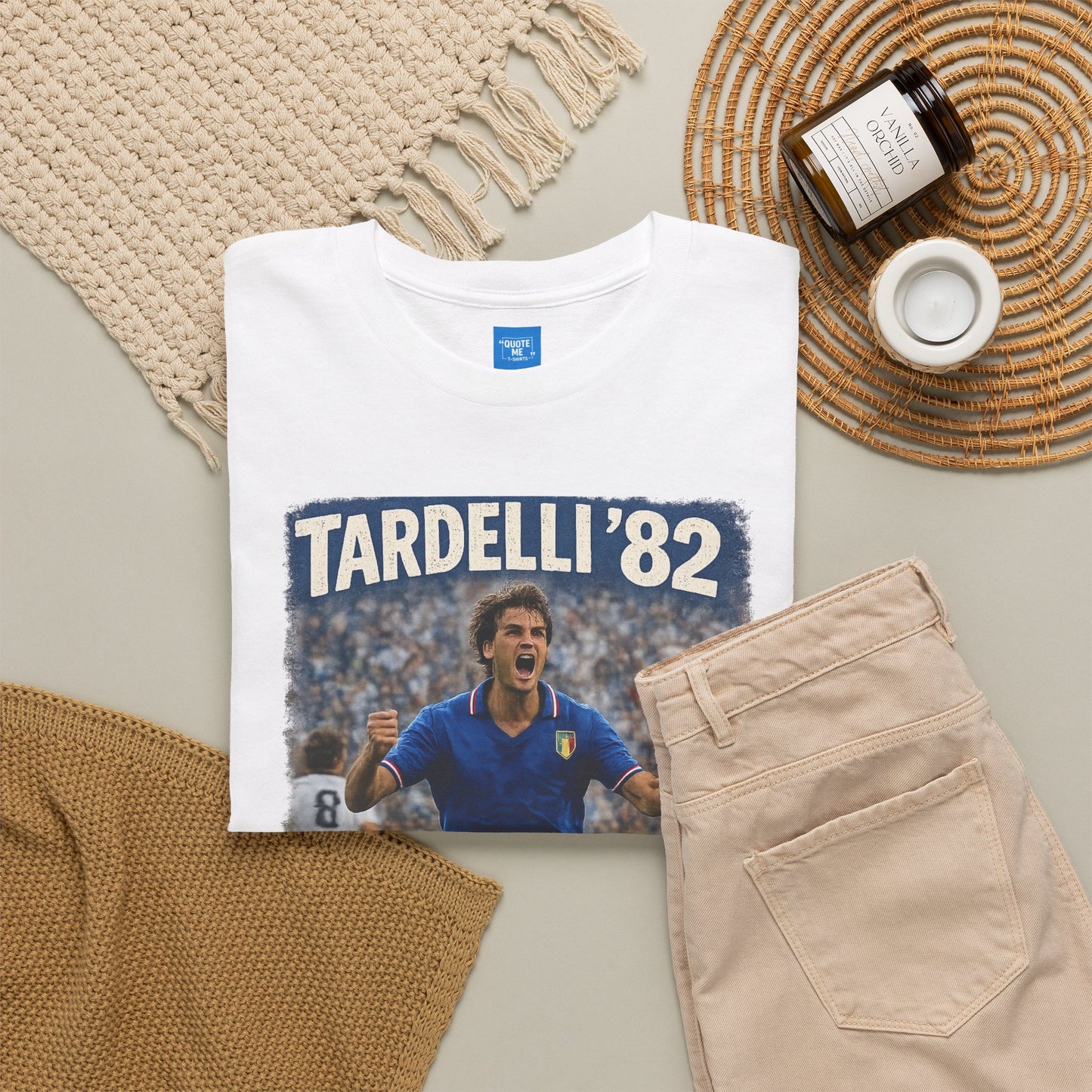 Spain 1982 World Cup Marco Tardelli Goal Celebration T-Shirt