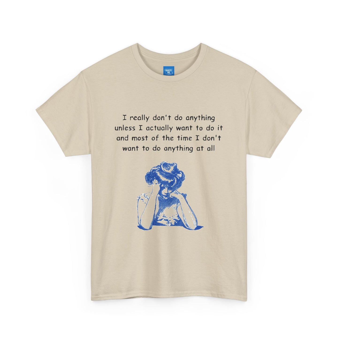 Lazy Day Unisex Heavy Cotton Tee, Comfy Tshirt, Chill Out Shirt, Relaxing Top, Lazy Sunday Apparel