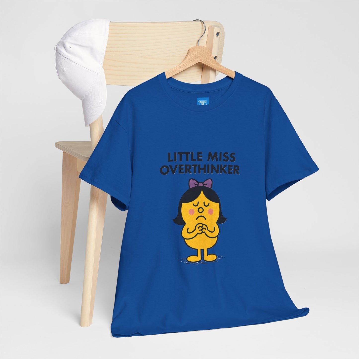 Little Miss Overthinker T-Shirt, Funny Graphic Tee, Sarcastic Women's Top, Gift for Overthinkers, Unisex Cotton Shirt