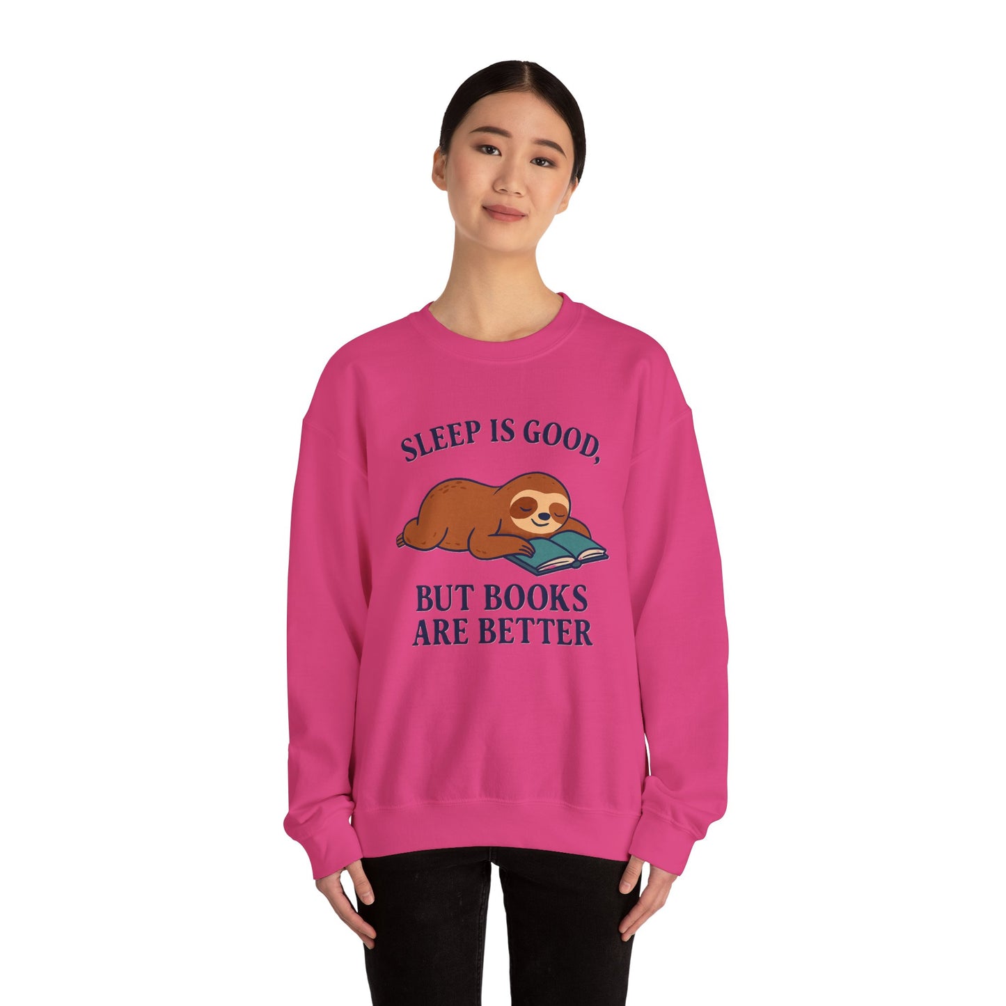 Cozy Book Lover Sweatshirt, Reading is Life, Bookworm Gift, Book Club Apparel, Literary Vibes Jumper